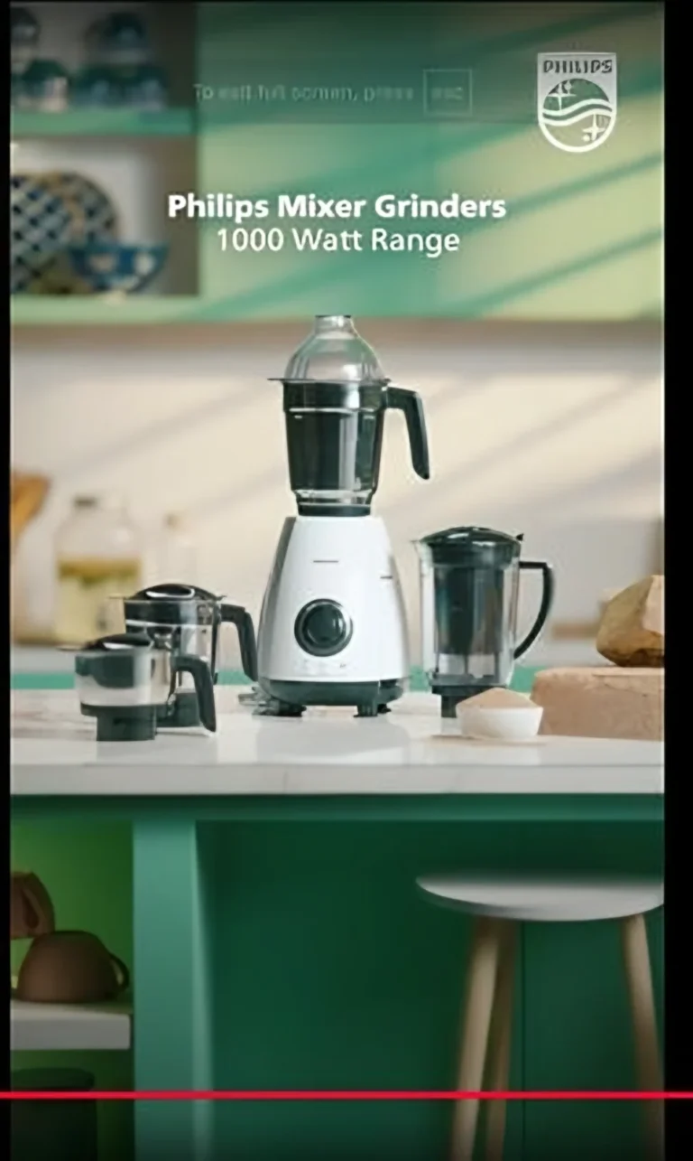 Philips mixer grinder product film still