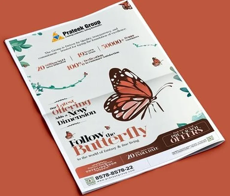 Prateek Group print ad 5