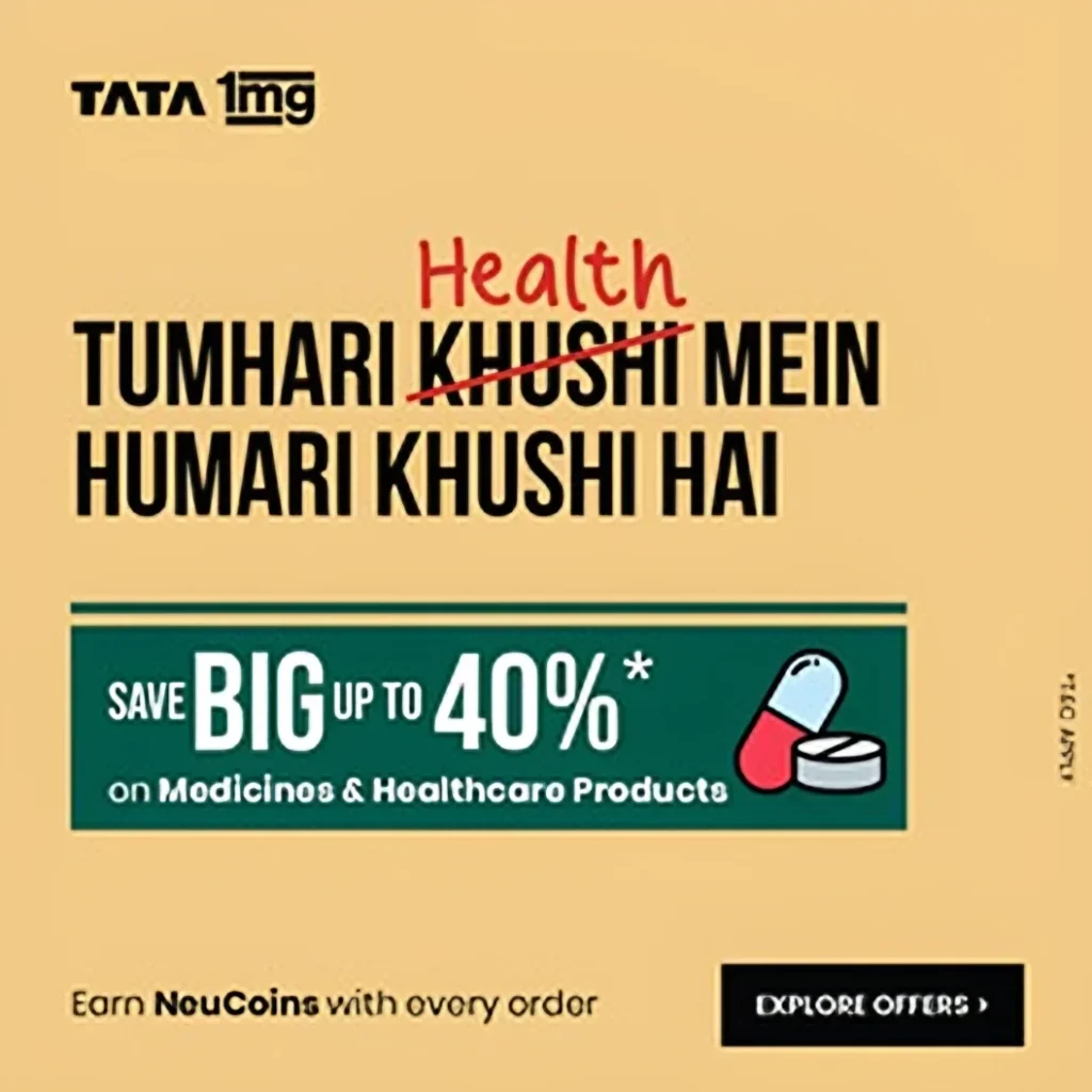 Tata 1mg social media creative 1
